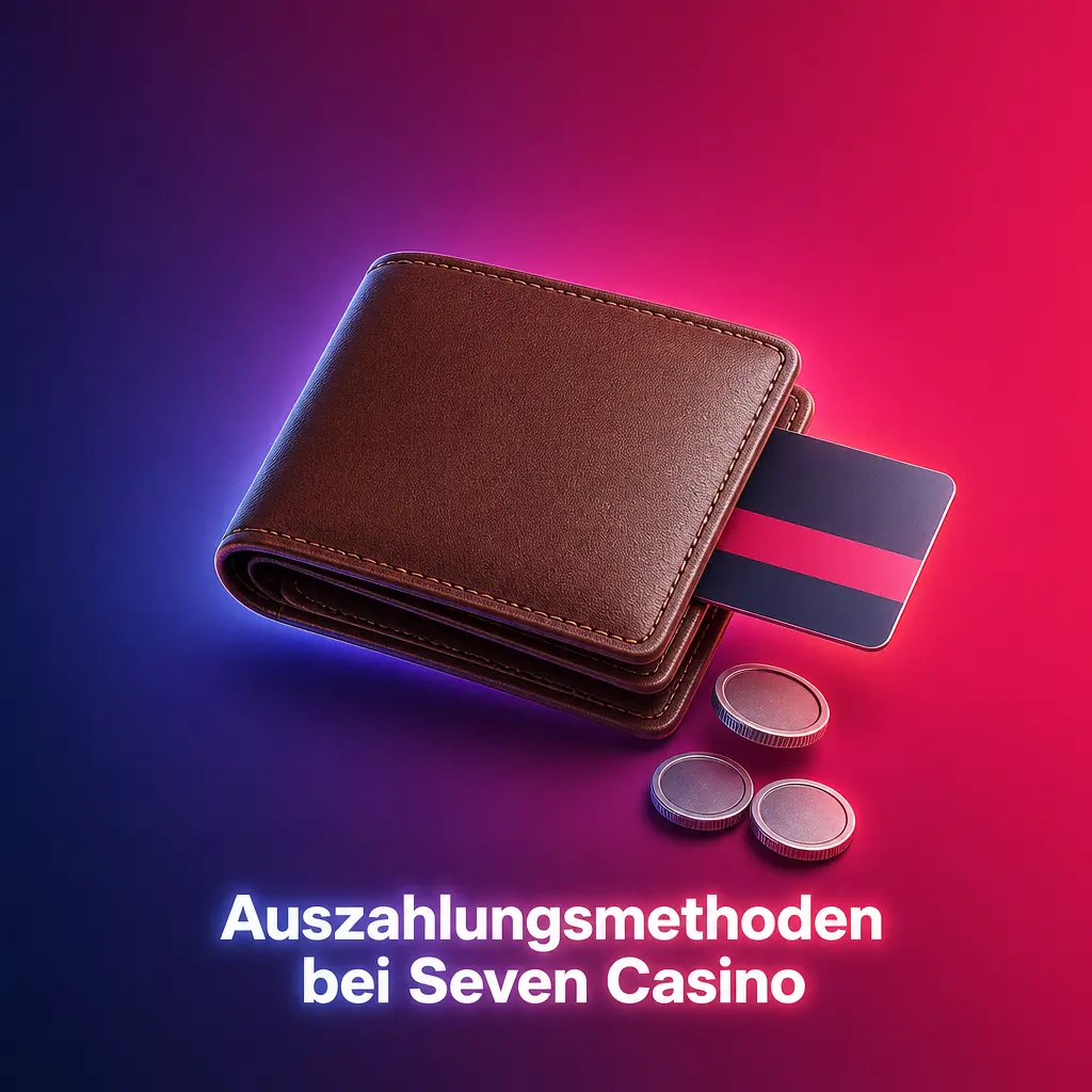 Auszahlungsmethoden bei Seven Casino: Übersicht der Limits, Dauer und eine Anleitung zur Gewinnauszahlung.