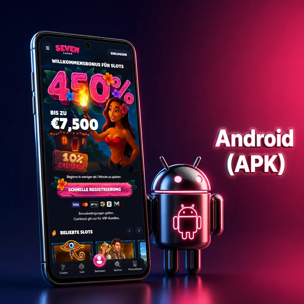 Sicherer Download der Seven Casino Android-App als geprüfte APK-Datei