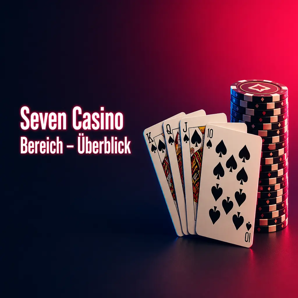 Seven Casino Bereich im Überblick: Über 8.000 Spiele, Slots und Live-Casino von 85 lizenzierten Anbietern.