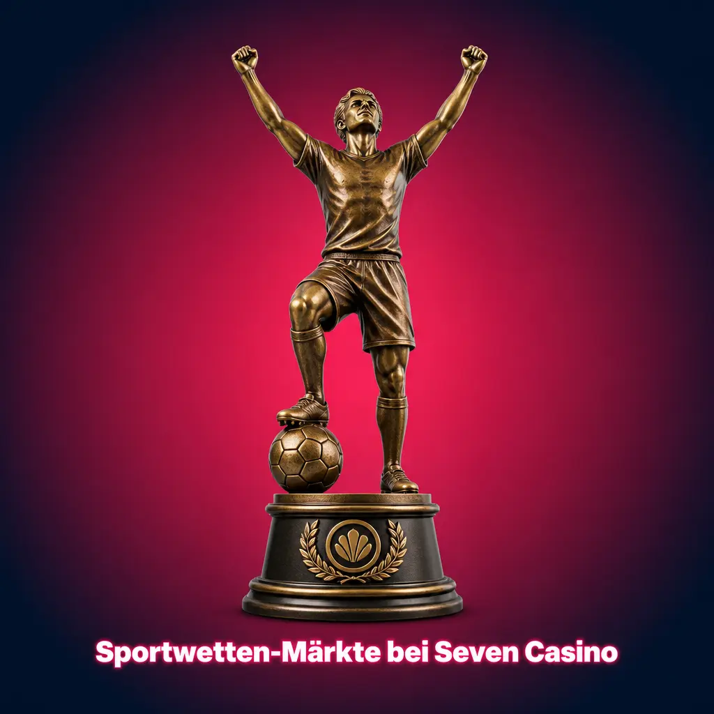 Seven Casino Sportwetten: Über 1.200 Wettmärkte für Fußball, Tennis und Esports inklusive Live-Wetten.